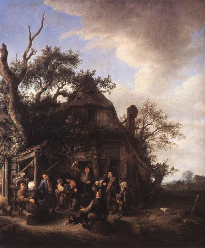 OSTADE, Adriaen Jansz. van Merry Peasants af oil painting image